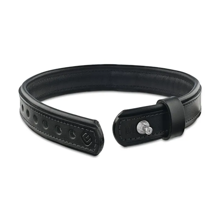 Rings Eternity Collars Leather Collar with Horizontal Ring