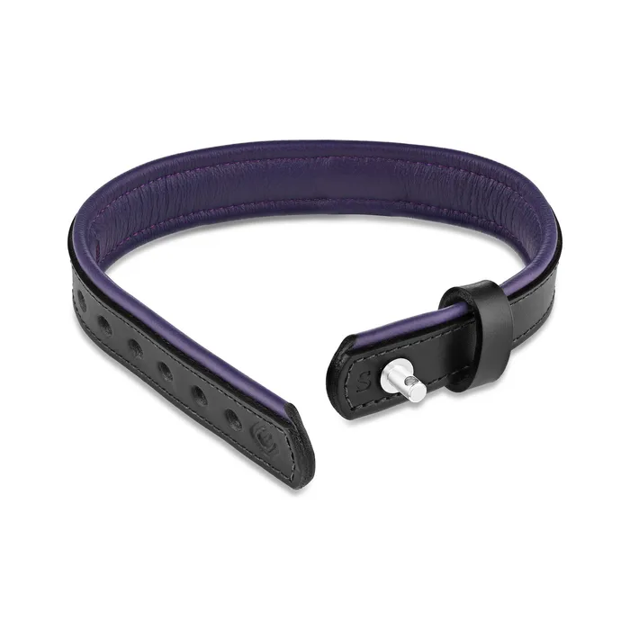 Rings Eternity Collars Leather Collar with Horizontal Ring