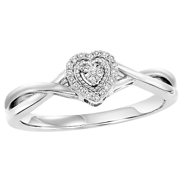 Rings International Diamond Center 14K Diamond Ring 008 CTW