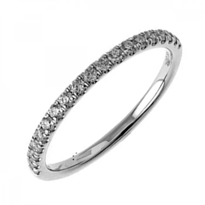 Rings International Diamond Center 14K White Gold Mixable Fashion Ring 025CTW