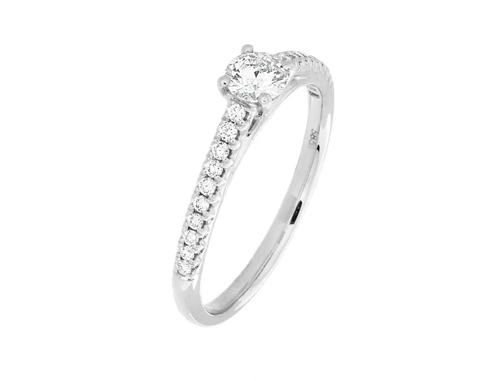 Rings International Diamond Center Complete Rings White Gold with 024 CTW Round Diamond Diamond Center Stone Classic Engagement Ring Rings International Diamond Center Complete Rings White Gold with 024 CTW Round Diamond Diamond Center Stone Classic Engagement Ring