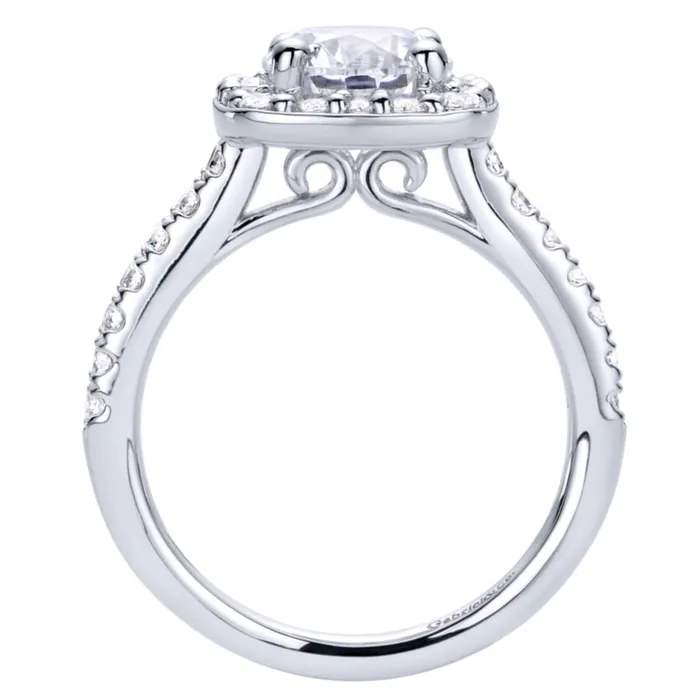 Rings International Diamond Center Gabriel Bridal Collection White Gold Halo Engagement Ring 067 ctw Rings International Diamond Center Gabriel Bridal Collection White Gold Halo Engagement Ring 067 ctw