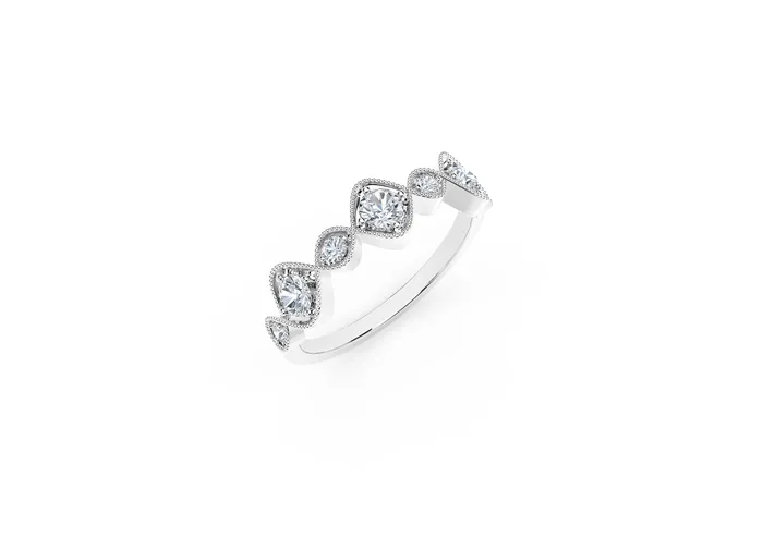 Rings International Diamond Center The Forevermark Tribute Collection Vintage Stackable Ring Rings International Diamond Center The Forevermark Tribute Collection Vintage Stackable Ring