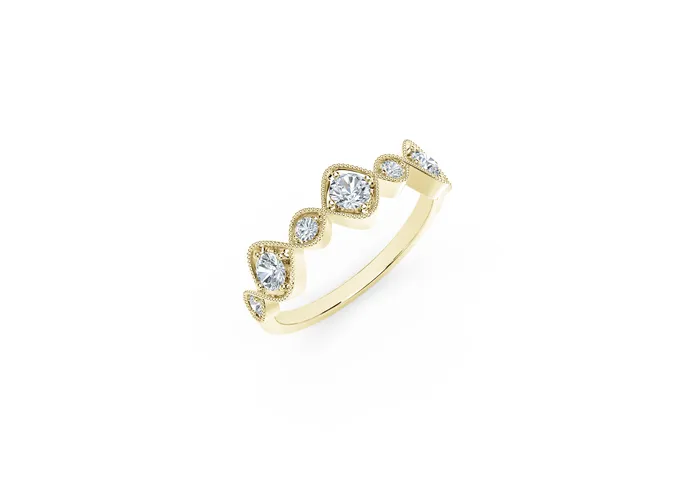 Rings International Diamond Center The Forevermark Tribute Collection Vintage Stackable Ring Rings International Diamond Center The Forevermark Tribute Collection Vintage Stackable Ring