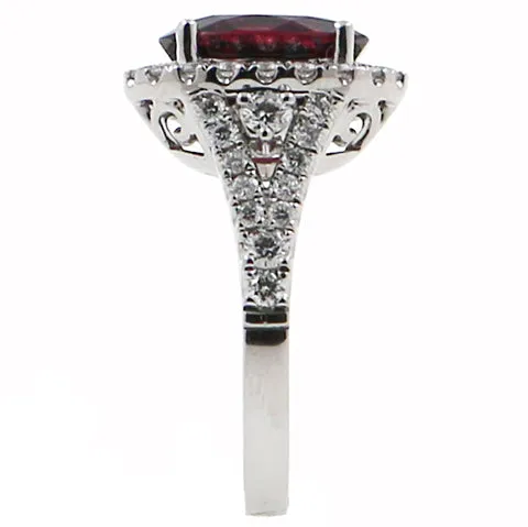 Rings Shop IDC estore Garnet and Diamond Fashion Ring