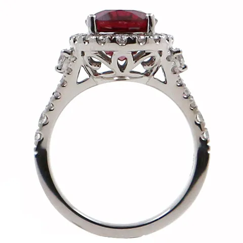 Rings Shop IDC estore Garnet and Diamond Fashion Ring