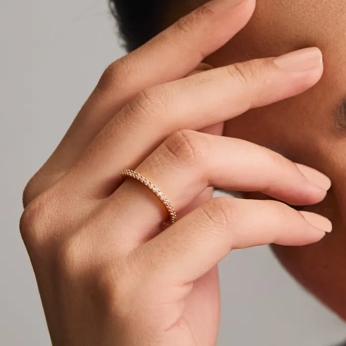 Rings SILVER Circle of Love Pink Silver Ring