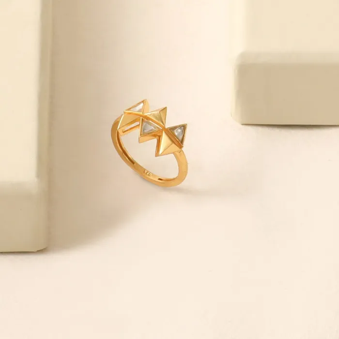 Rings SILVER Pyramid Classic Silver Finger Ring