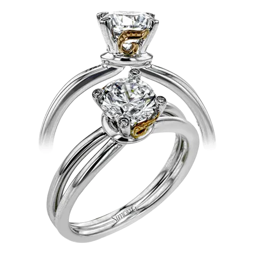 Rings Simon G Round Engagement Ring Setting 03 CTW International Diamond Center Rings Simon G Round Engagement Ring Setting 03 CTW International Diamond Center