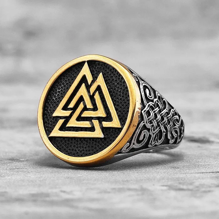 Rings Valhalla Vikings Viking Ring Silver Valknut Knotted