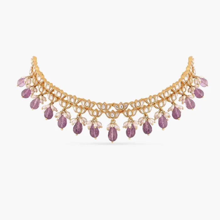 Rings Varija Jadau Amethyst Silver Choker SILVER