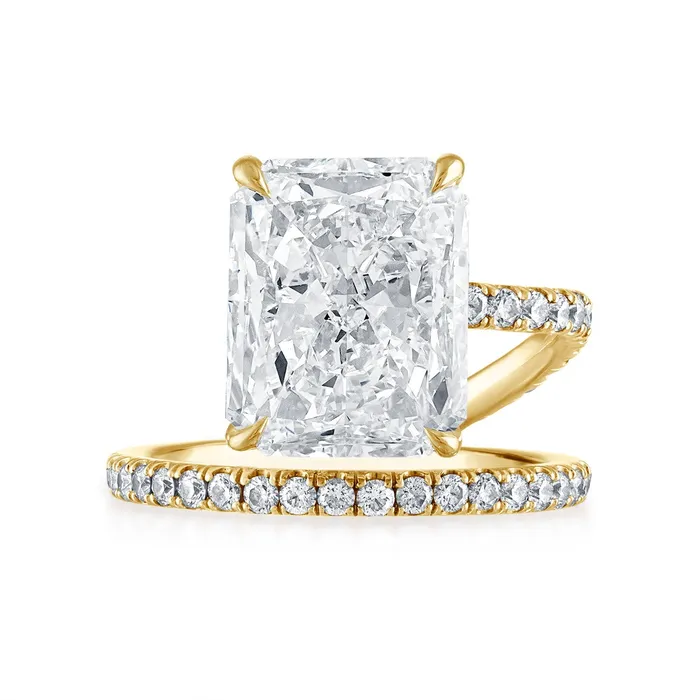 SG Bridal Earrings 302CT Radiant Cut Choose Your Setting