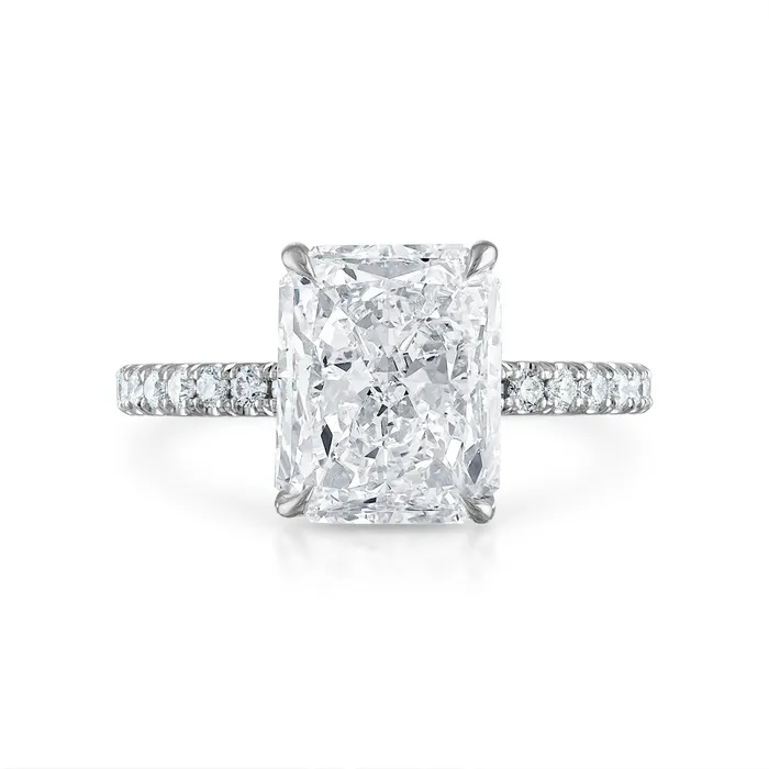 SG Bridal Earrings 302CT Radiant Cut Choose Your Setting