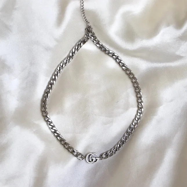 Silver GG Choker Reluxe Vintage Rings