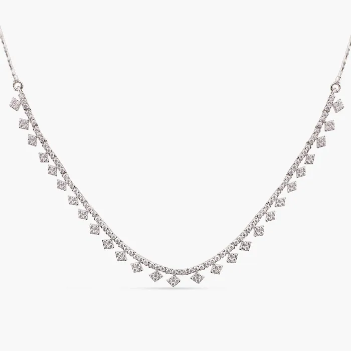 SILVER Necklaces Angelic CZ Silver Necklace
