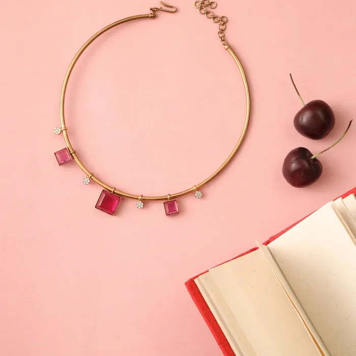 SILVER Necklaces By Your Side CZ Cuff Silver Necklace