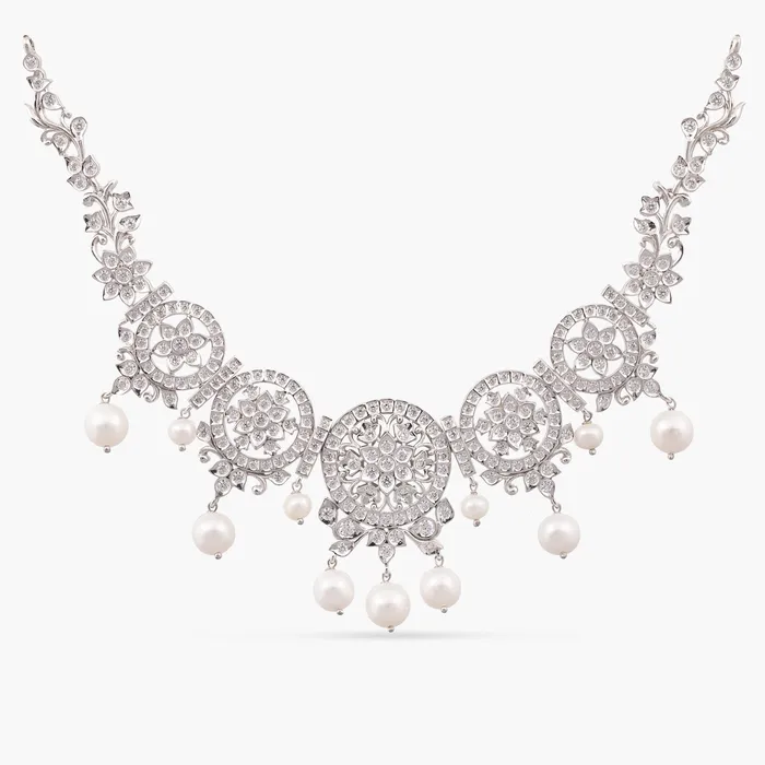 SILVER Necklaces Kusum Silver CZ Necklace