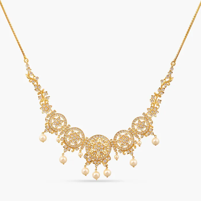 SILVER Necklaces Kusum Silver CZ Necklace