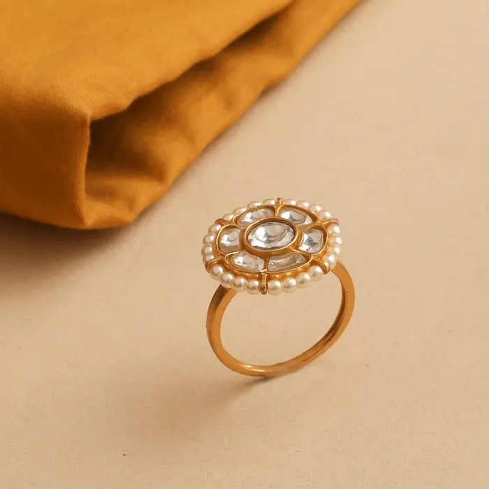 SILVER Rings Kvan Silver Gold Plated Silver Ring