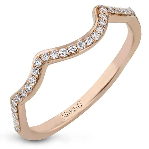 Simon G Wedding Band in 18k Gold with Diamonds International Diamond Center PreStyled Sets Simon G Wedding Band in 18k Gold with Diamonds International Diamond Center PreStyled Sets