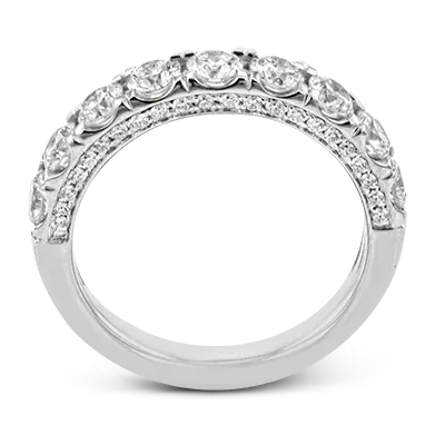 Simon G Wedding Band in 18k Gold with Diamonds International Diamond Center PreStyled Sets Simon G Wedding Band in 18k Gold with Diamonds International Diamond Center PreStyled Sets