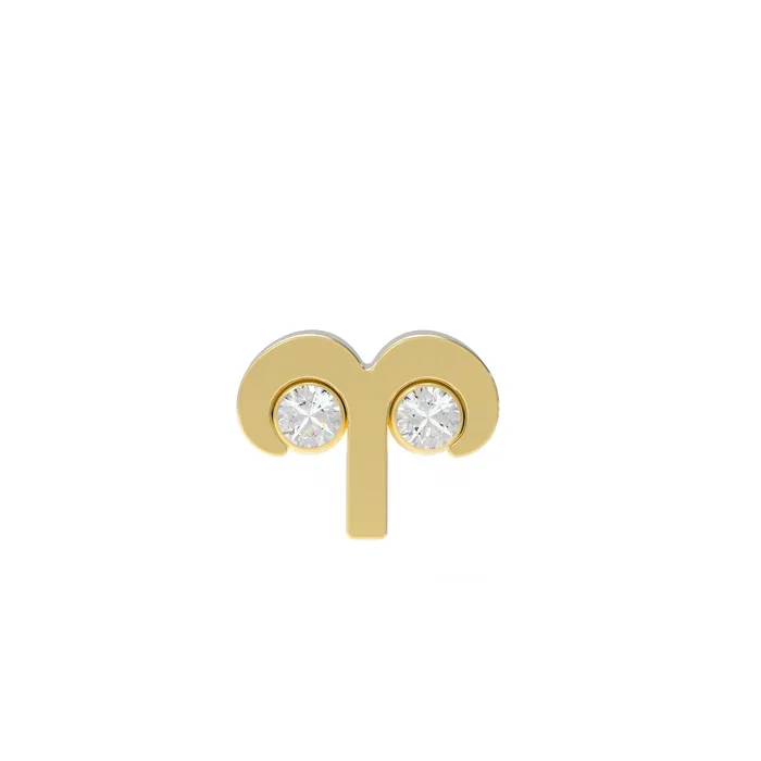 Small Zodiac Stud Earring SG Fine Earrings