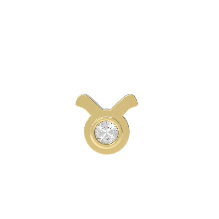Small Zodiac Stud Earring SG Fine Earrings