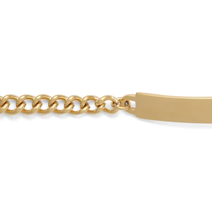Speidel Bracelets Childrens ID Bracelet with Heart Shaped Cut Out