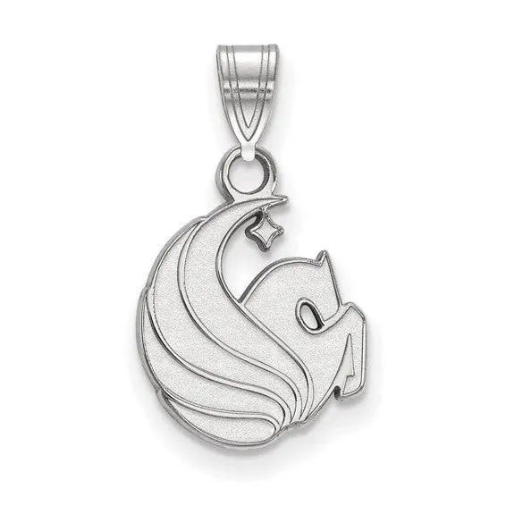 Sterling Silver Rhodiumplated LogoArt University of Central Florida Pegasus Small Pendant International Diamond Center Necklaces Sterling Silver Rhodiumplated LogoArt University of Central Florida Pegasus Small Pendant International Diamond Center Necklaces