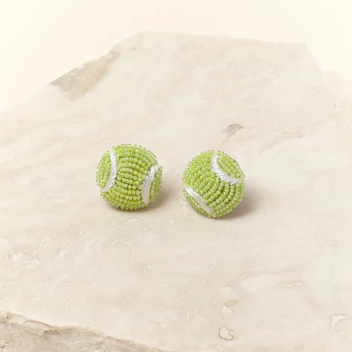Tennis Ball Stud Earrings Mignonne Gavigan Earrings