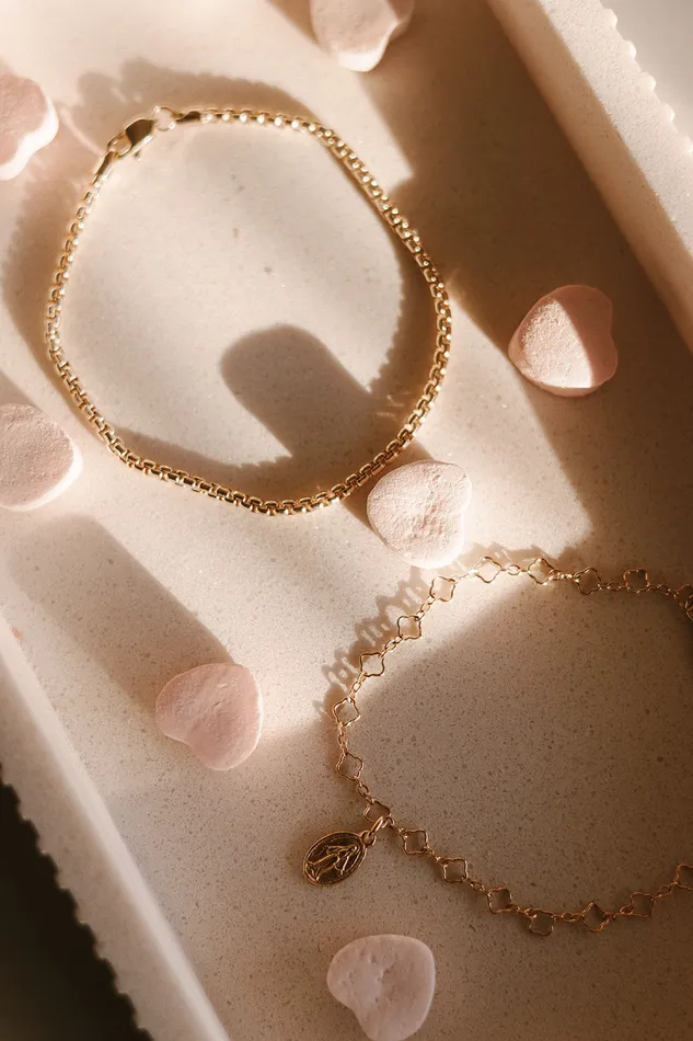 The Little Catholic 14k Gold Stella Bracelet Bracelets