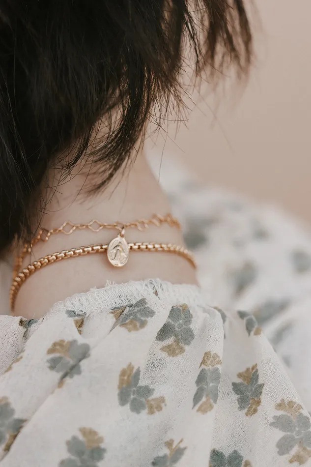 The Little Catholic 14k Gold Stella Bracelet Bracelets