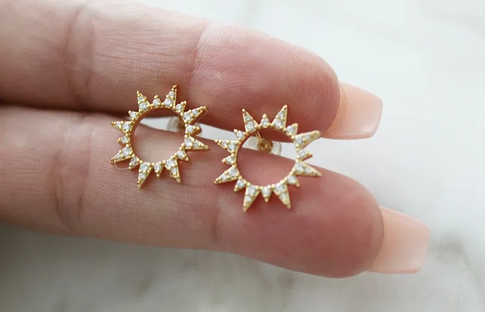 The Little Catholic Crown Earrings Earrings
