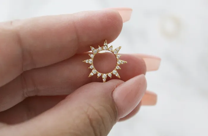 The Little Catholic Crown Earrings Earrings