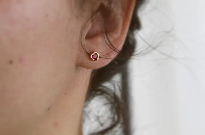 The Little Catholic Earrings Heart Earrings