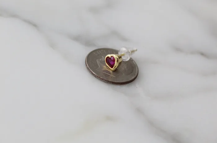 The Little Catholic Earrings Heart Earrings
