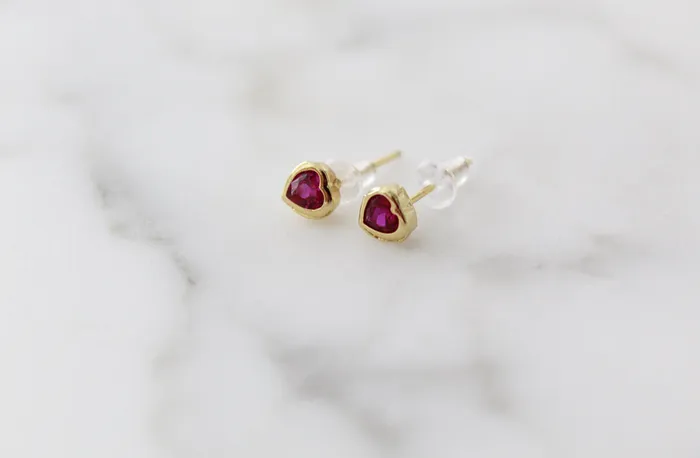 The Little Catholic Earrings Heart Earrings