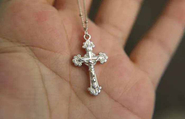 TheLittleCatholic Necklaces Crucifix Necklace in Sterling Silver