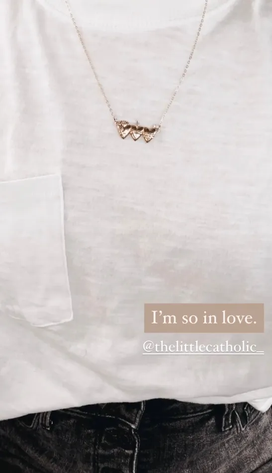 TheLittleCatholic Necklaces Holy Family Hearts Necklace