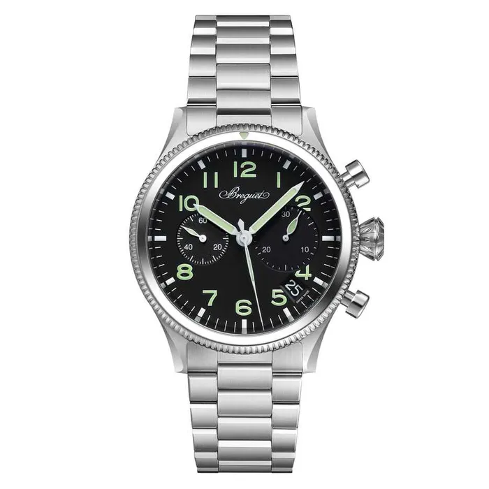 Type 20 Chronograph 2057 Stainless Steel Bracelet Breguet Bracelets