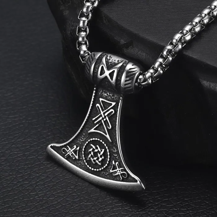 Valhalla Vikings Necklaces Viking Necklace Axe Head