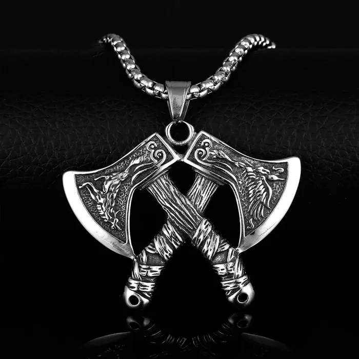 Valhalla Vikings Viking Axe Pendant Necklace Necklaces