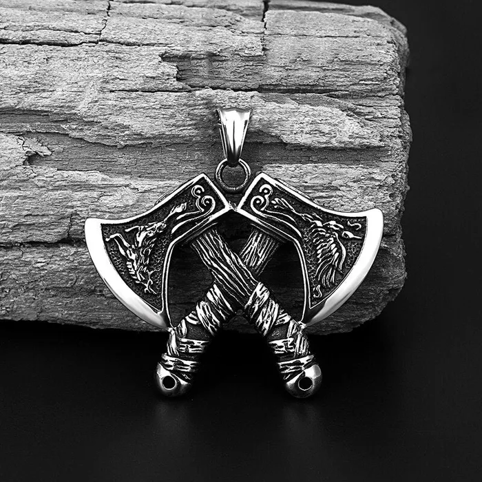 Valhalla Vikings Viking Axe Pendant Necklace Necklaces