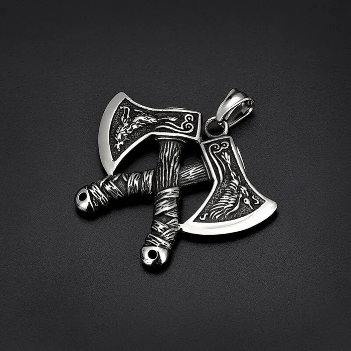 Valhalla Vikings Viking Axe Pendant Necklace Necklaces