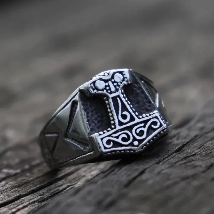 Valhalla Vikings Viking Ring Thors Hammer Mjolnir Rings