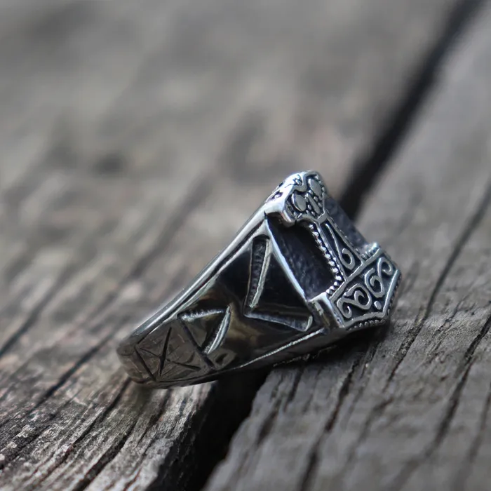 Valhalla Vikings Viking Ring Thors Hammer Mjolnir Rings