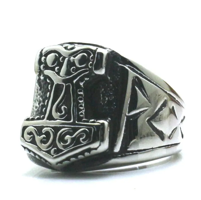 Valhalla Vikings Viking Ring Thors Hammer Mjolnir Rings