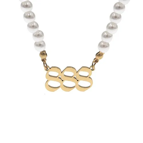 VibeSzn Necklaces Pearl Angel Numbers Necklace