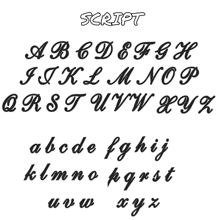 VibeSzn Rings Script Signet Ring