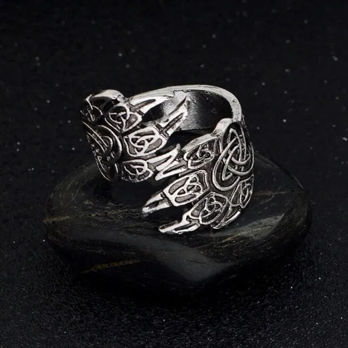 Viking Ring Bear Paw Valhalla Vikings Rings